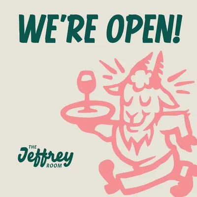 a new logo for we re open the jeffery room at Copper Horse Lodge in Golden