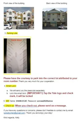 a screenshot of a page of a website with a picture of a car at unit #302 Mountain view 2 beds in DT in Canmore