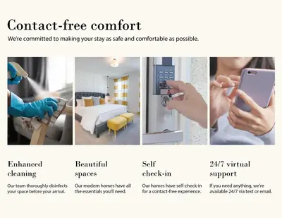 a collage of photos of a hospital room with a person holding a phone at Luxury 2BR Condo - King Bed - Stunning City Views in Calgary