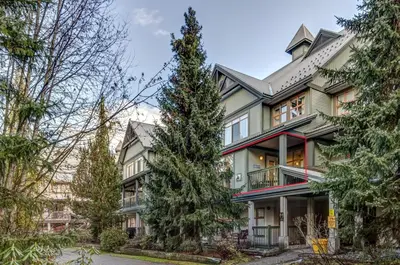 a house with a tree in front of it at Central 2BR with Prime Amenities in Whistler