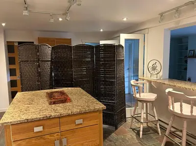 a room with a bunch of racks of servers at Family, Pet Friendly Sechelt Waterfront Home, Beach Access, Sleeps 14 in Sechelt