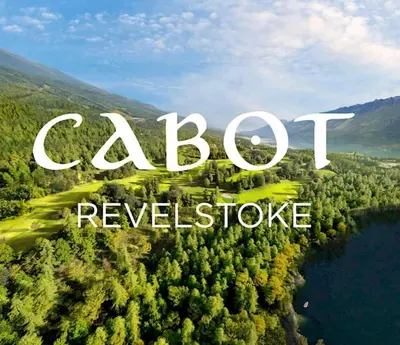 an image of a lake with the words cedia receivable at Tucker's Place in Revelstoke