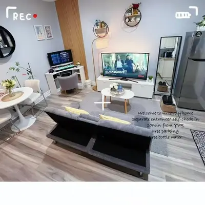 Cozy Private suite-Free parking-Netflix-Separate entrance-Self Check in
