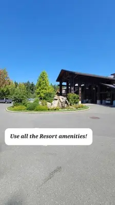 a sign that reads use all the resortebusntmnt at ENTIRE Sunrise Resort Townhome in Parksville in Parksville