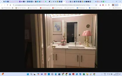 a bathroom with a sink and a mirror at Master Bedroom private bathroom 23 minutes airport in Edmonton