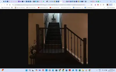 a picture of a stairway in a room at Room # 3 Sleep 4 Arrangement in Edmonton