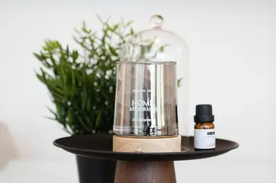 a glass blender on a black table with a plant at Modern & Cozy Home in the Heart of Downtown Vancouver in Vancouver