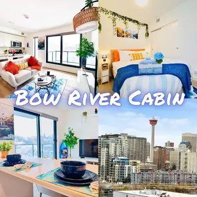 Bow River Cabin - Downtown - River Front - Free Street Parking