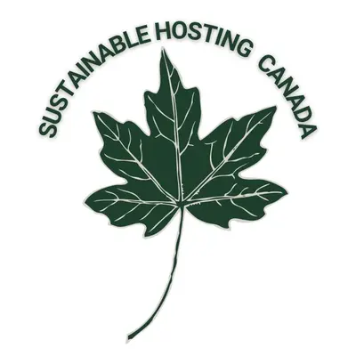 a marijuana leaf with the words sustainable housing committee at Aurelia Guest Suite and Sauna in Tofino