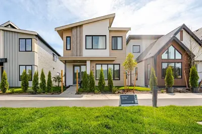a rendering of a house at Victoria's Family Oceanside Retreat, brand new 2br basement in Colwood