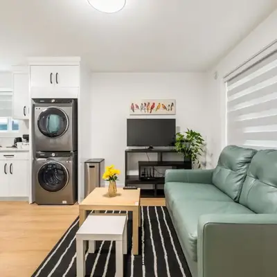 A cozy and stylish 2-bedroom retreat