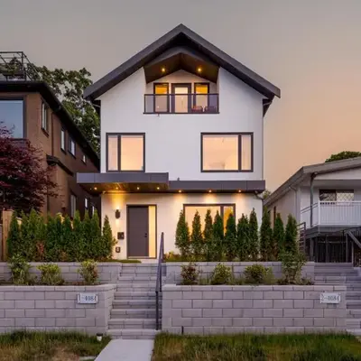 Duplex in West Point Grey with Parking and Balcony