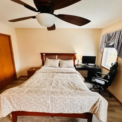 Master Bedroom with attached bathroom