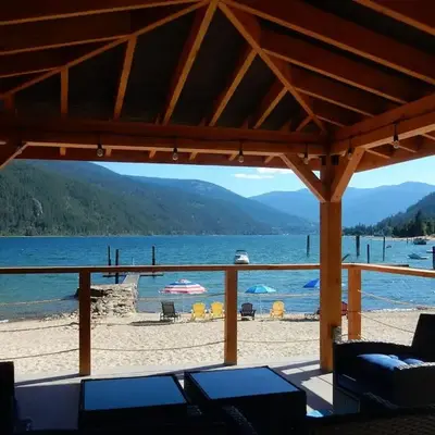 Beach front cabin near Nelson
