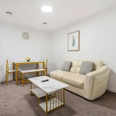 Private Basement Magnolia Retreat Family Friendly Suite near Seton and Lake