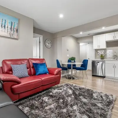 Cozy & Large Furnished 2-Bedroom Suite