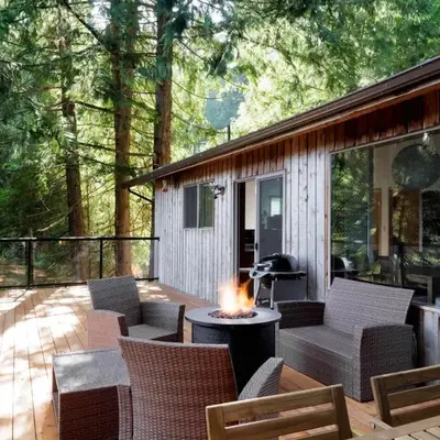 Ocean Vista In the Woods on Saltspring Island