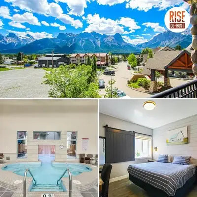 Cozy King Condo Mountain Views
