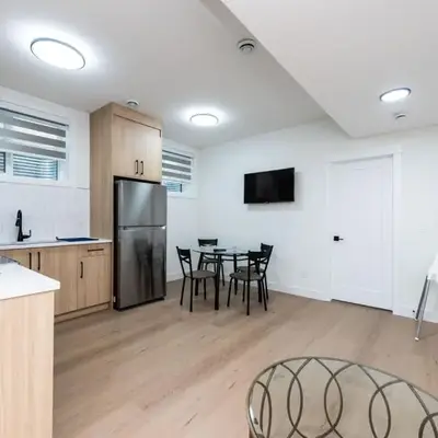 Newly built 2 bedroom suite with kitchen & laundry