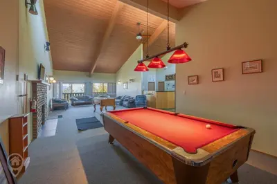 a living room with a pool table in it at InnWest by StayIn in Kimberley