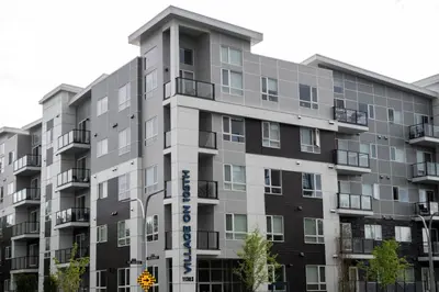 an image of an apartment building at Corporate Stays Village on 105 1 Bedroom in Edmonton