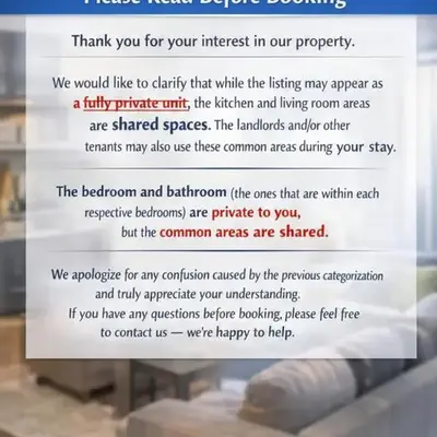 Grace Sweet Homes Kingsize Bedroom NOT A PRIVATE HOUSE - SHARED AMENITIES