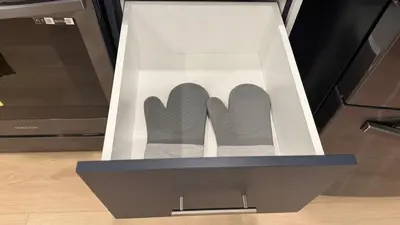 a white box with three speakers in it at Modern 1BR Private Suite NW Near Airport & Amazing Shopping! Free Netflix, Parking! in Calgary