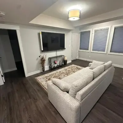 Stylish Open Cozy & Contemporary Living Space