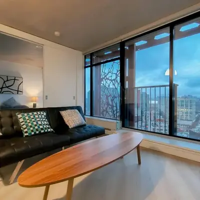 Gastown Unbeatable View 1 Bedroom High Floor Condo Rooftop View of Downtown