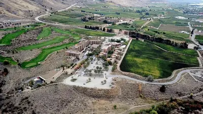an aerial view of a park in a mountain at Spirit Ridge, in The Unbound Collection by Hyatt in Osoyoos