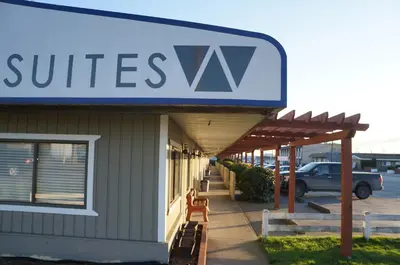 a walmart sign on the side of a building at Westward Inn & Suites in Langley