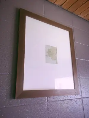 a window in a wall in a room at Vegreville Garden Inn in Vegreville