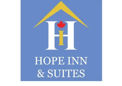 a logo for hope inn and suites at Hope Inn and Suites in Hope