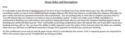 a document with the wordsopoulos rules and assumptions at The Chateau in Burnaby