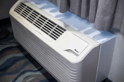 a model of a heater sitting on the floor at Accent Inns Victoria in Victoria