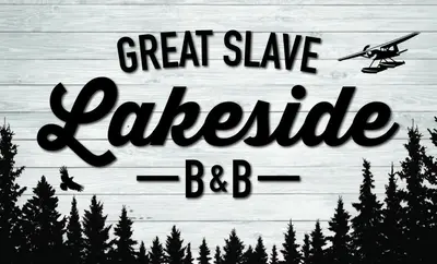 a sign that reads great save a picnic beb at Great Slave Lakeside Bed & Breakfast in Yellowknife