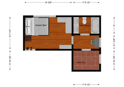 a plan of a floor plan of a house at Lipton Place by Elegant Waterfront in Victoria
