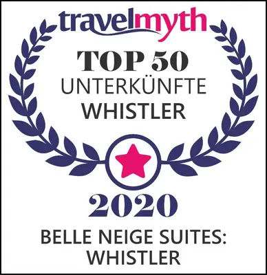 a logo for the university top university whistler at Belle Neige Whistler in Whistler