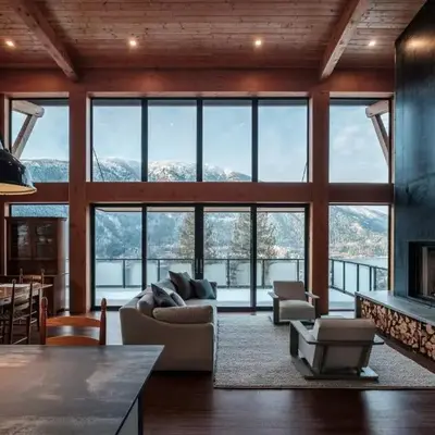 Luxe Modern Timberframe - Iconic Panorama Views with AC