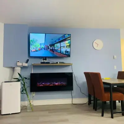 Romantic 1-Bedroom Serviced Apartment Kitchen & AC 143